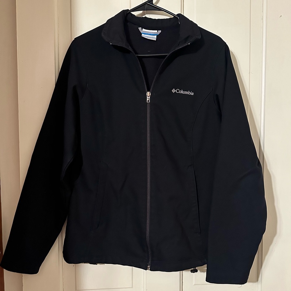 Black Columbia softshell jacket